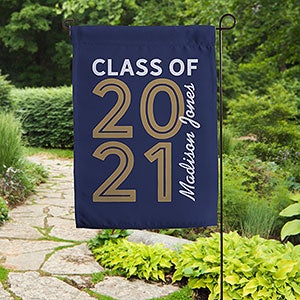 Graduating Class Of Personalized Graduation Garden Flag - 26438